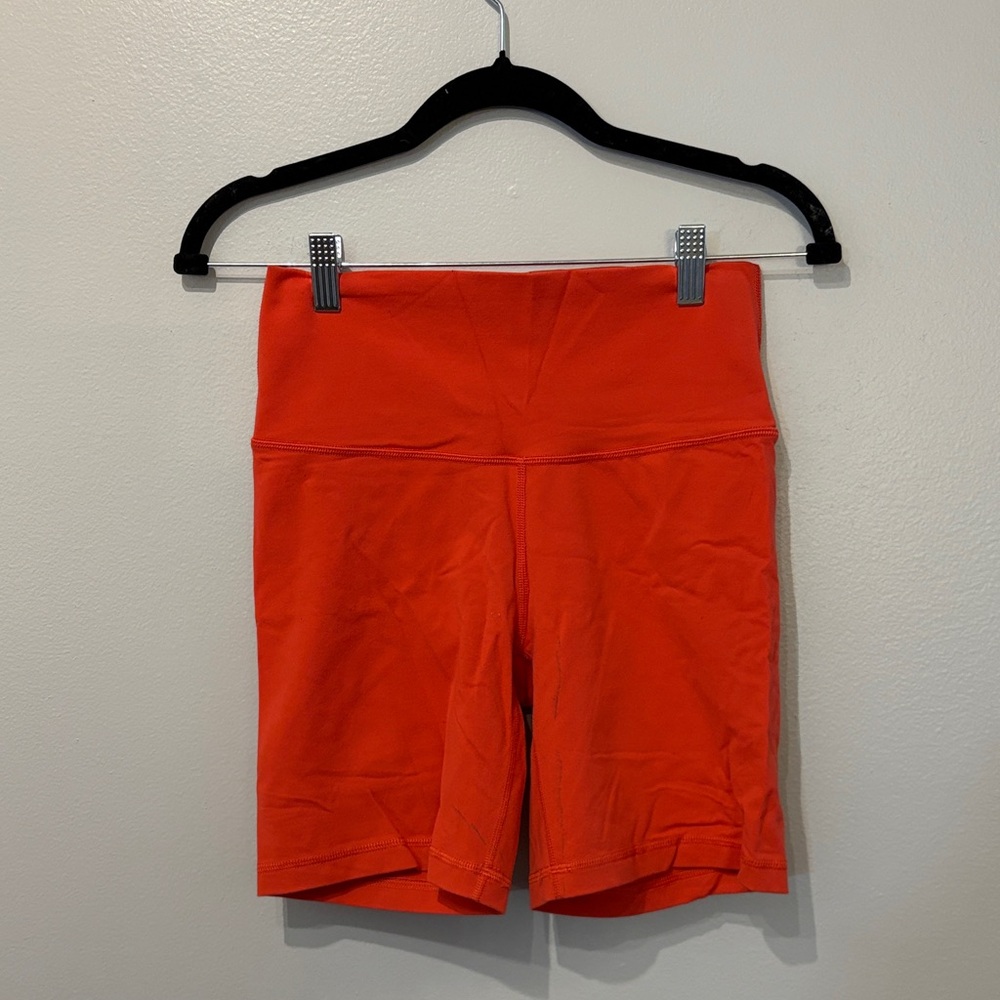 TNA Vibrant Coral Bike Shorts